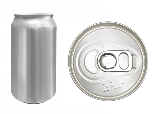 Aluminum cans (body and end)