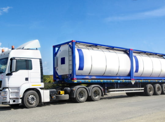 Tank containers used to transport liquids and particulates